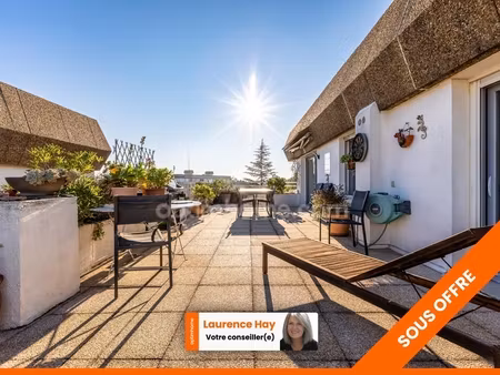 appartement 6 pièces 124 m² - dernier étage - 80 m² terrasses - cave - parking - piscine -