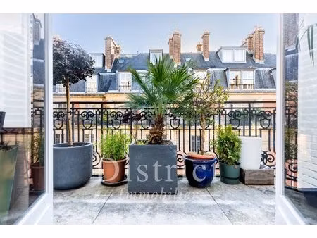 fbg st-honoré / parc monceau. appartement de 209m² avec balcon.