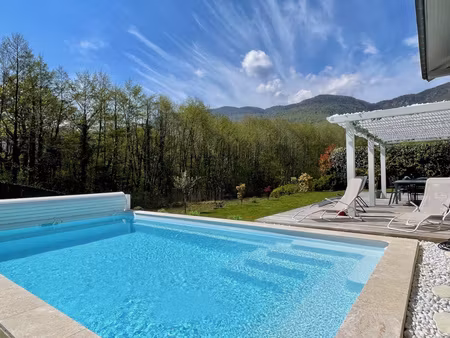 divonne-les-bains – secteur prisé – maison contemporaine avec vue panoramique et piscine