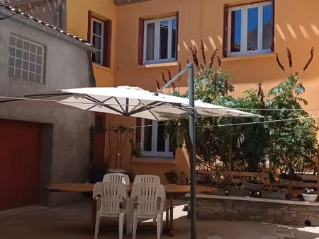 ref : 'intimiste '- 20 min carcassonne corbières - maison de village 152m2 (200m2 au total