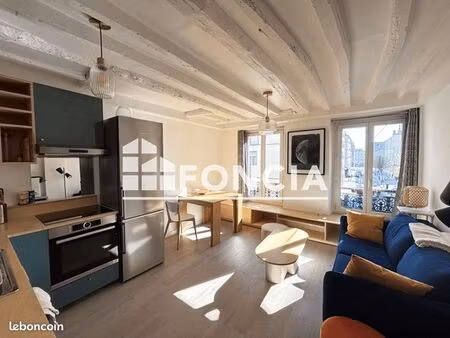 appartement meublé 2 pièces 35.85m² à louer 1250 - paris 75018