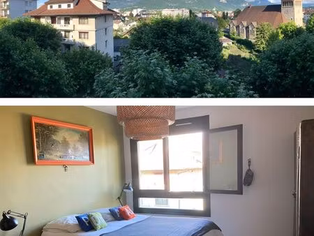 studio meublé 27 m² – annecy eglise des fins – vue dégagée – 790 /mois