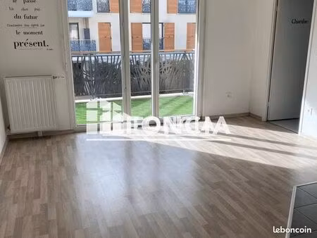 appartement 3 pièces 55.72m² à louer 995.99 - magnanville 78200