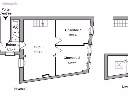 appartement 3 pièces 55.34m² à louer 1455 - saint-germain-en-laye 78100