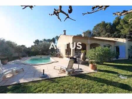 villa de plain-pied avec piscine & t2 à pélissanne