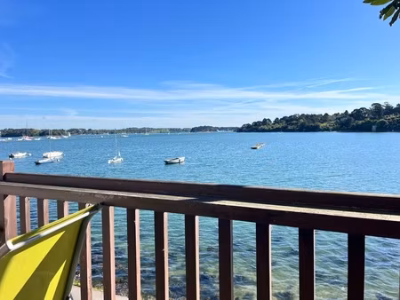 ile aux moines  vue mer imprenable  appartement en residence sur le port  262000€ fai