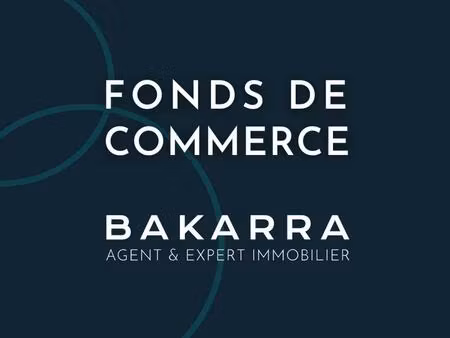 fonds de commerce - emplacement premium & local refait à neuf