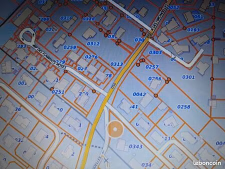 2 terrains à bâtir environ 500m2 secteur calme