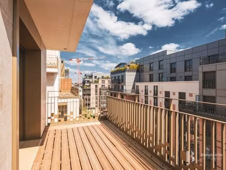 a louer vide - beau 3 pieces de 64 m2 - appartement neuf - 6eme me etage - terrasse