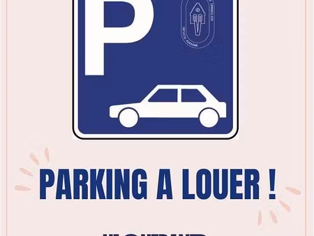 place de parking sécurisée à louer – roubaix