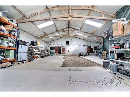 ons en bray - batiment de 500m² avec accès poids lourd - algeco - idéale entrepreneur