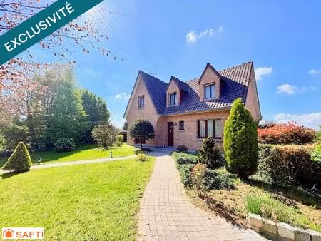 en exclusivité – pavillon individuel semi plain-pied sur 2660 m² – bermerain/ 4 chambres