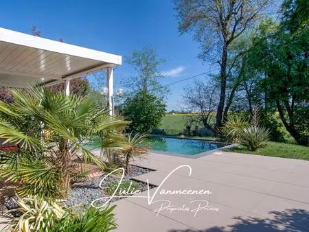 gagnac-sur-garonne / fenouillet - maison t7 - 5 chambres - garage - piscine miroir