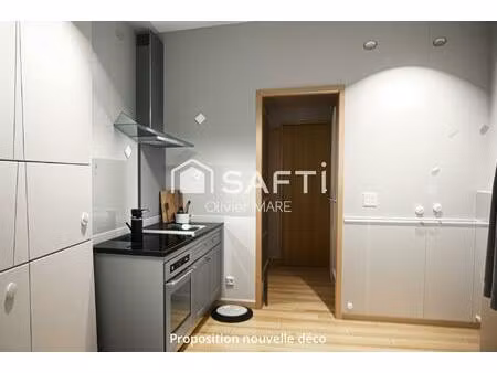 maison 70m²  2 chs  terrain 302 m²  dépendance  centre messei