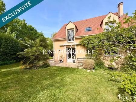 verneuil-sur-seine: maison familiale - 7 pièces - 5 chambres- 148m² sur 665m² de terrain