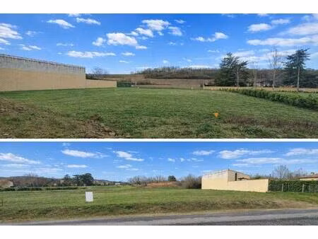 terrain plat viabilisé avec vue dégagée