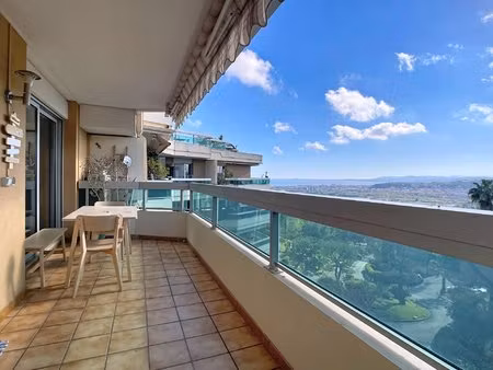 superbe 4 pièces avec terrasse vue mer panoramique – corniche fleurie