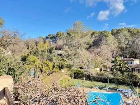 valbonne – villa rénovée 4p 98 m² – résidence avec piscine – garage