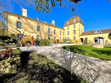 magnifique château de 1600 m² avec vue imprenable sur les pyrénées € c€ur du gers
