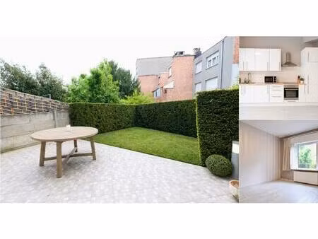 rez-de-chaussée à vendre avec terrasse et jardin   anderlecht (vbe12562)