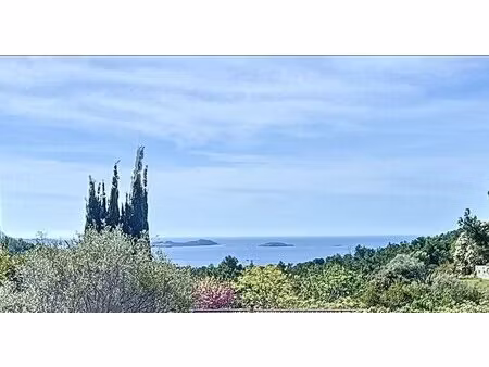 terrain vue mer panoramique