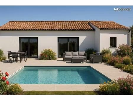 maison neuve 86 m² avec terrain viabilisé 650 m² à paradou (13520) – 3 chambres  plain-pie