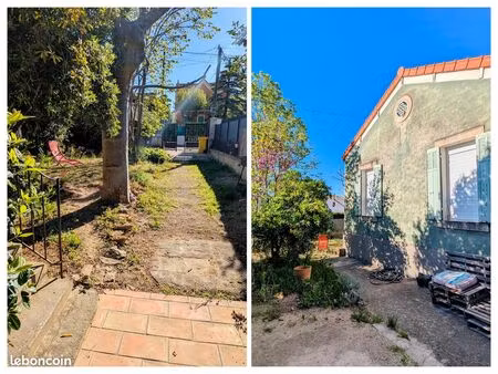 maison 1930 - 90m² - 3 ch - 2 sdb - terrain 432 m² - bus proximité immédiate