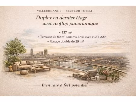 appartement 3 pièces - 136 m²