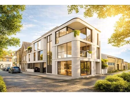 nieuwbouwappartement met 1 slaapkamer  bureel en terras te sint-michiels (brugge)