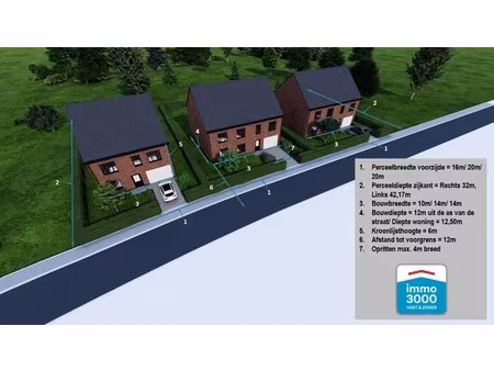 betekom - drie ruime bouwgronden voor ob  vlak bij het centrum