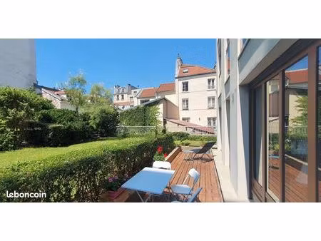 havre de verdure au cœur du 11è (t3 avec terrasse et garage)