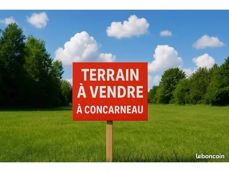 terrain 675 m² concarneau