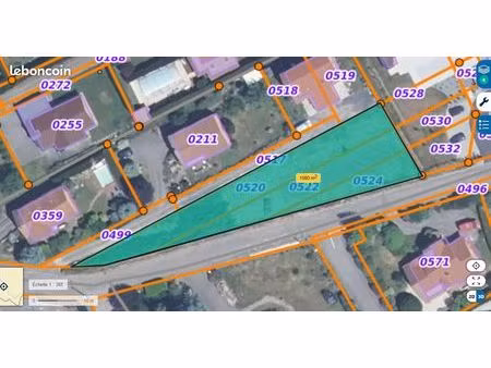 terrain 1100m2 - epinal razimont