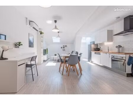 f2 meublé rénové 48 m² – audun‑le‑tiche – 5 min luxembourg – gare proche – climatisation