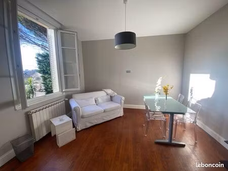 a louer beau t2 meublé 50m2 au calme dans verdure