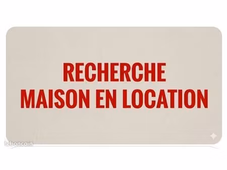 recherche maison en location