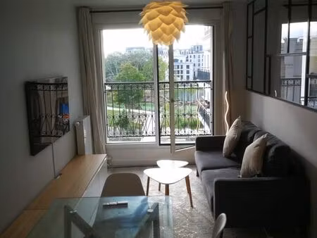 2 pièces meublé 37m² – résidence panorama - vue parc - 1 187 /mois cc