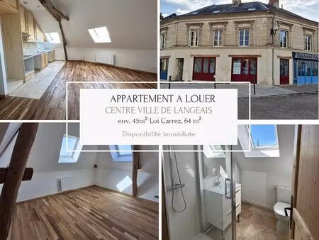 location appartement 3 pièces à langeais - t3