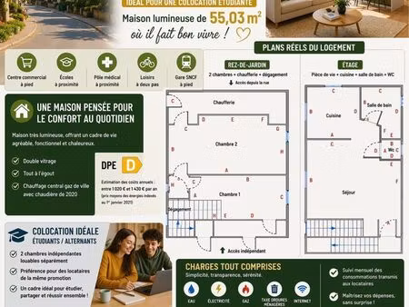 location parfaite étudiant alternant