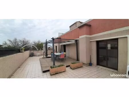2 pièces 56 m2 toit terrasse 63m2 - coeur de ville