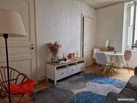 loue t2 meublé 37 m2 le mans centre