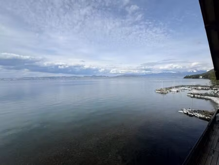 vue lac exceptionnelle à lugrin t2 au bord de l'eau