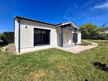 maison de plain-pied neuve jamais habitée - 116 m² - 3 chambres - grande pièce de vie 60 m