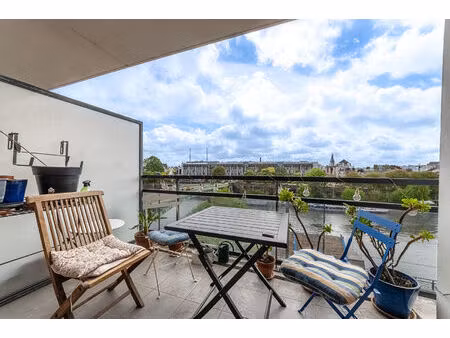nantes - saint-félix : appartement avec terrasse vue erdre