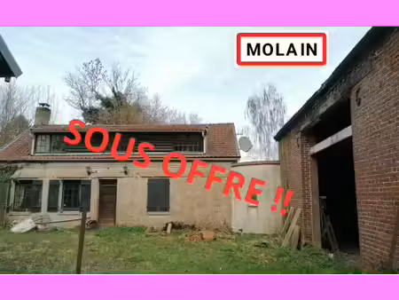 achat maison 5 pièces 128m² molain 02110