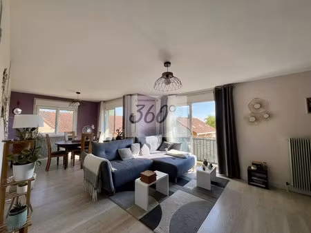 appartement 3 pièces – 70 m² – balcon – parking – proche centre de louhans