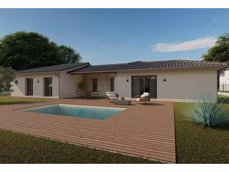 terrain avec maison neuve à vendre