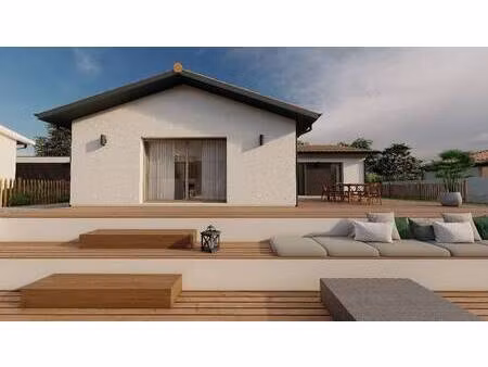 terrain avec maison neuve à vendre