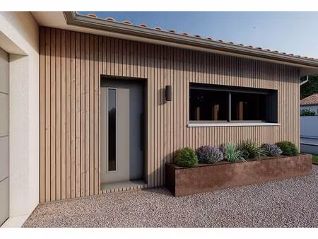 terrain avec maison neuve à vendre