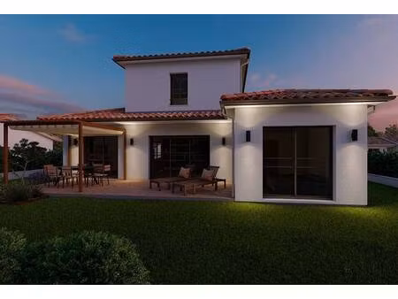 terrain avec maison neuve à vendre